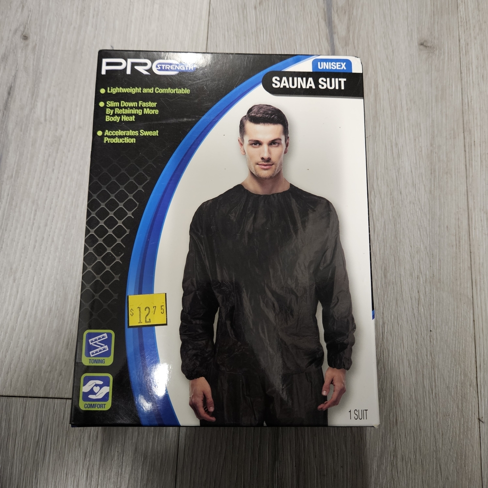 Sauna Suit Pro Strength Unisex L/XL 2Pc Lightweight Promotes Sweat & Weight Loss